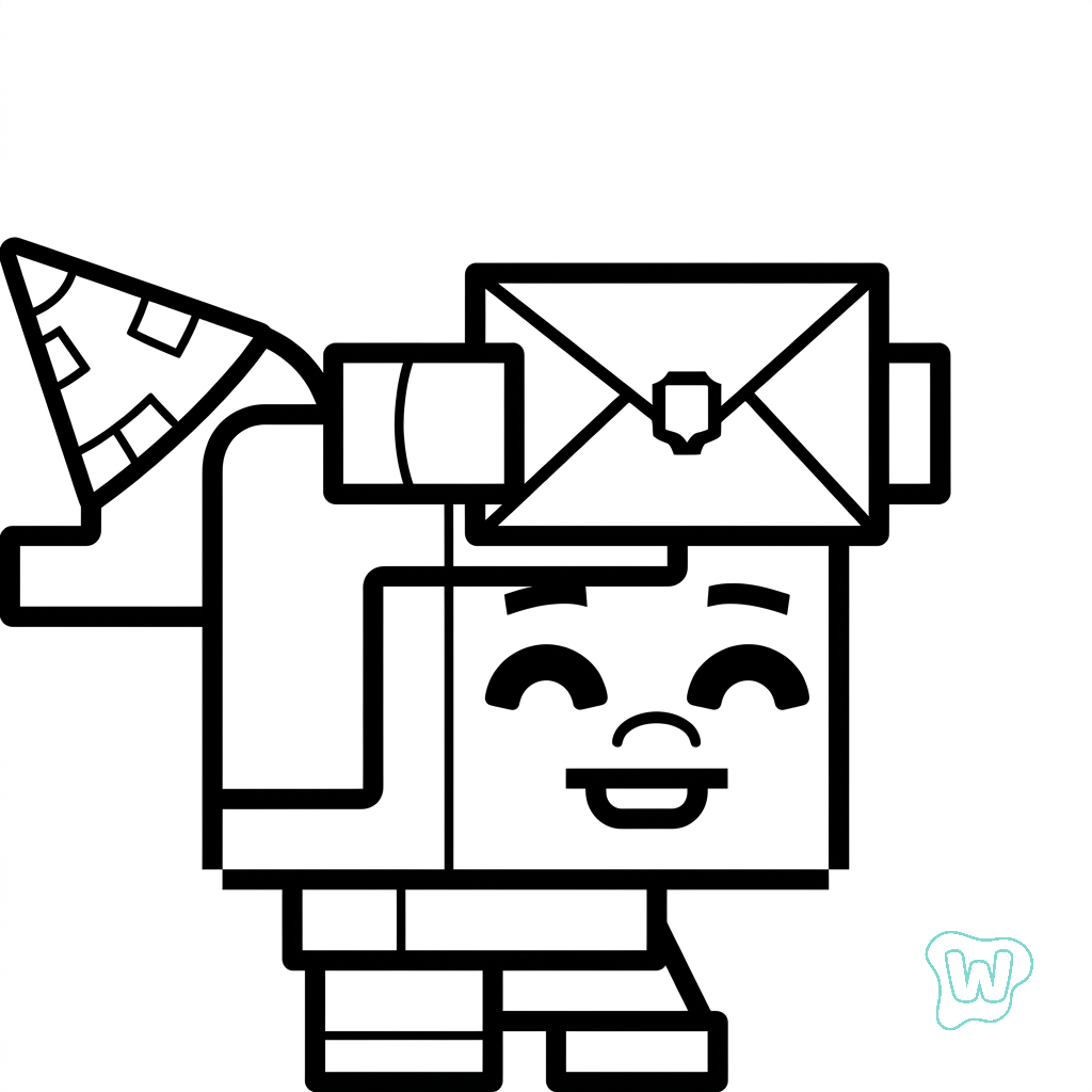 Tiny Agnes Minecraft páginas para colorear para imprimir
