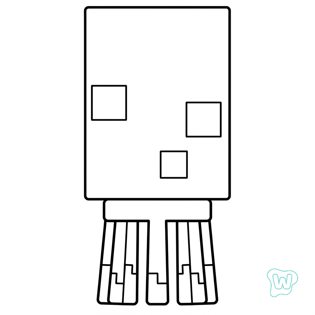 descargar PDF gratis Glow Squid Minecraft