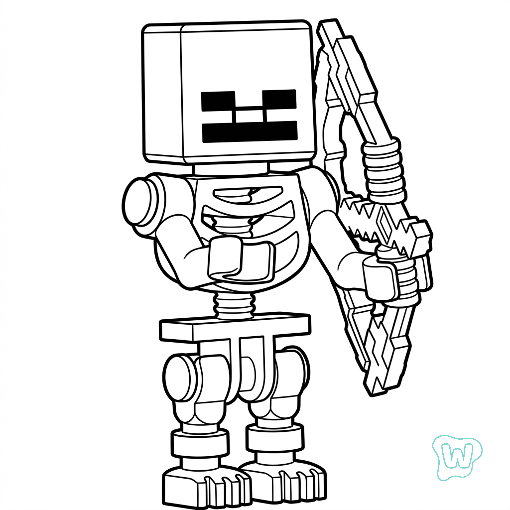 Mossy Skeleton Minecraft PDF gratis