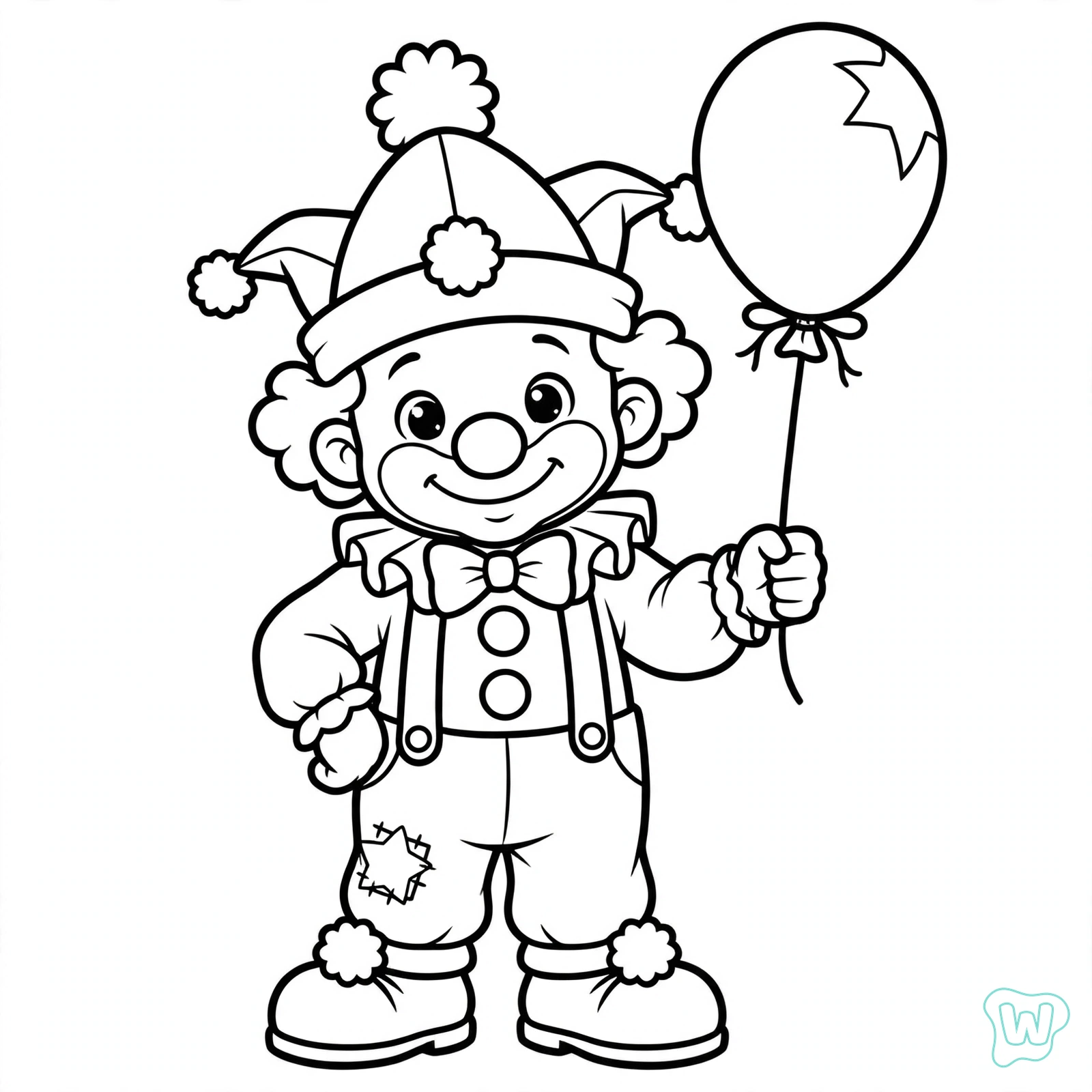 Dibujo de circo para colorear 1