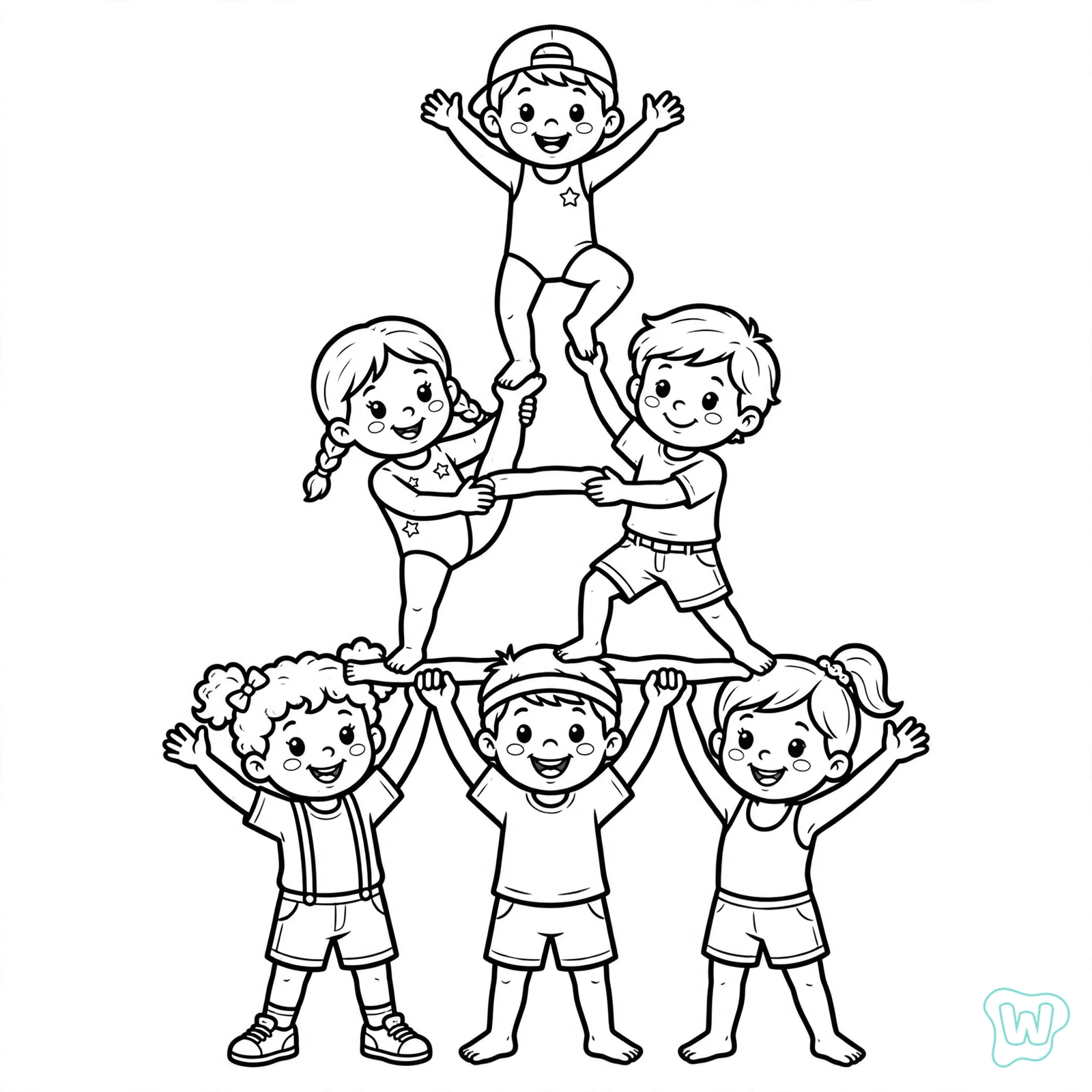 Dibujo de circo para colorear 9