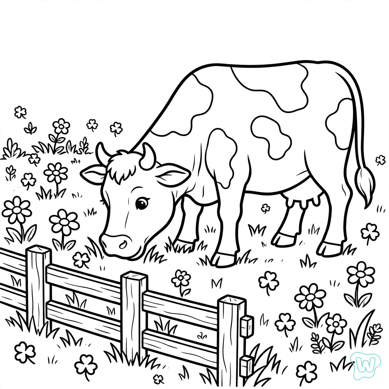 Farm drawing Coloring Pages