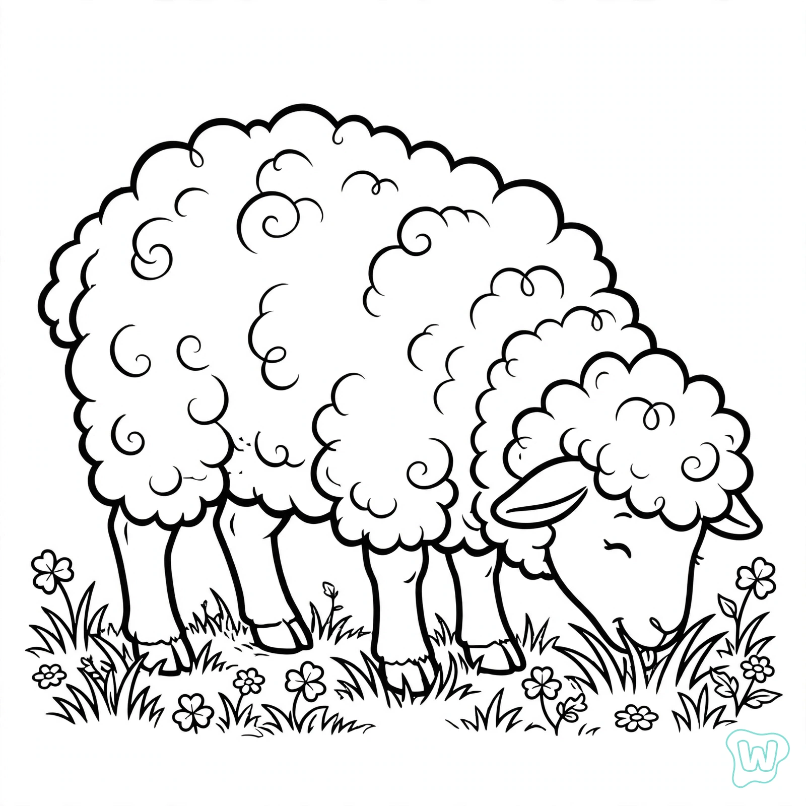 Dibujo de granja para colorear 5