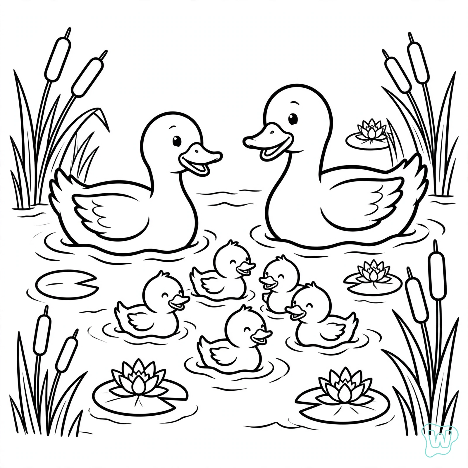 Dibujo de granja para colorear 6