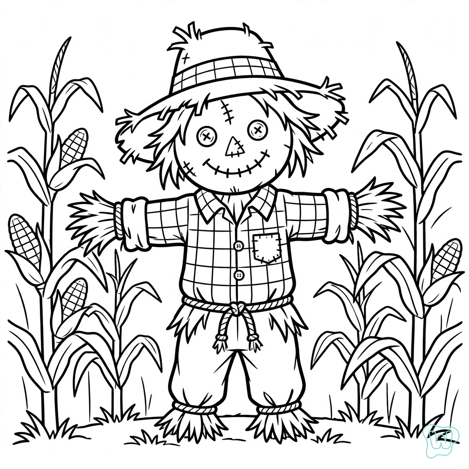 Dibujo de granja para colorear 10