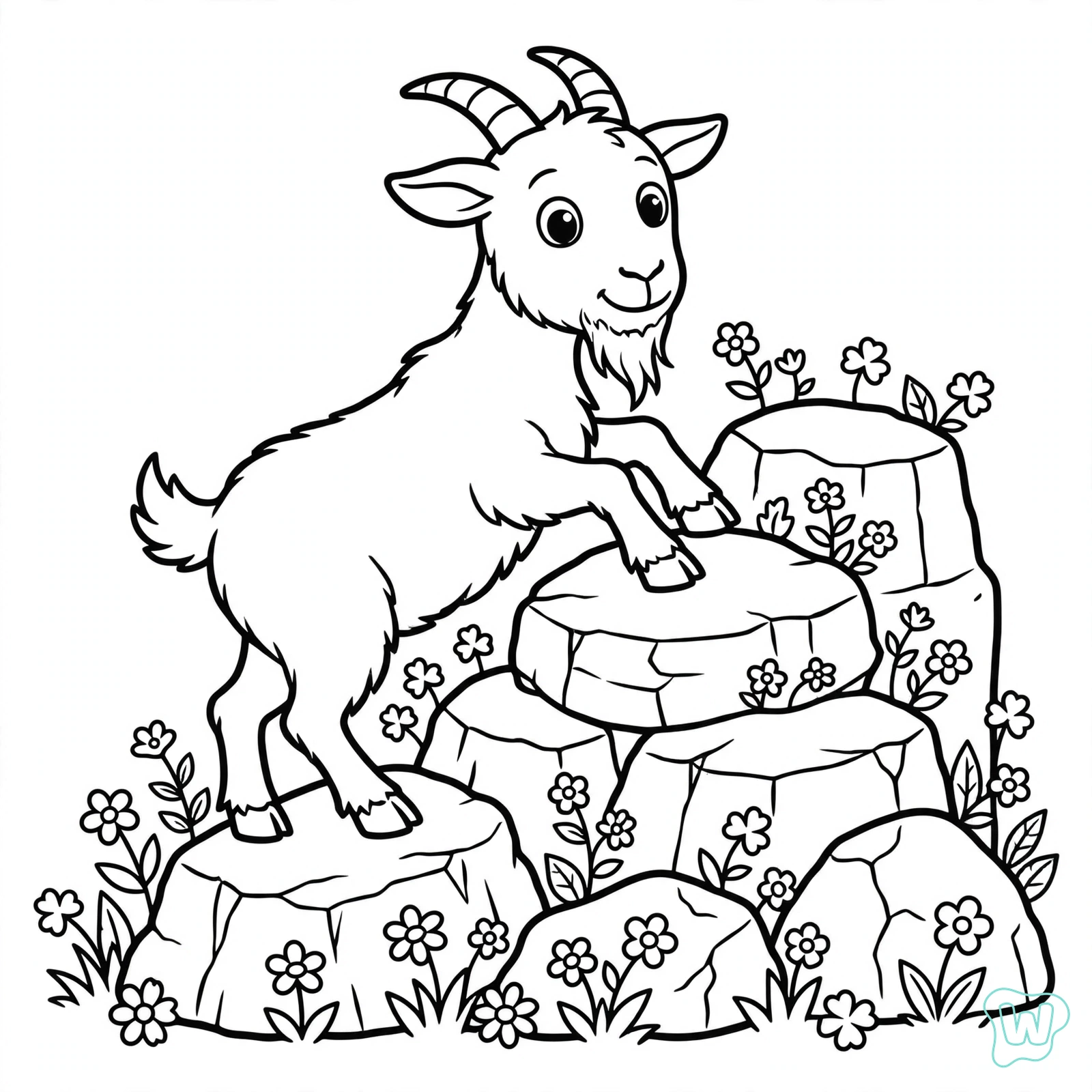 Dibujo de granja para colorear 12