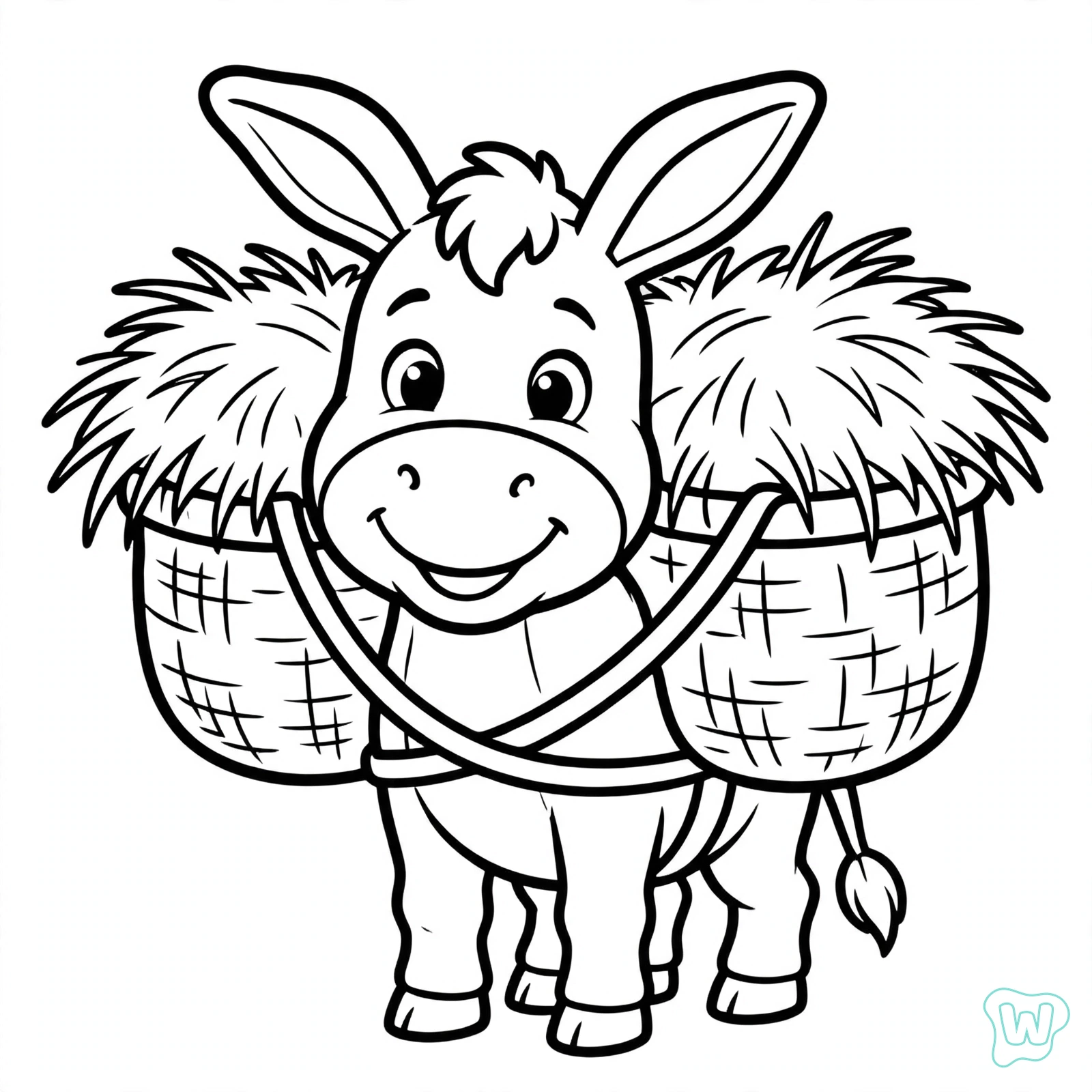 Dibujo de granja para colorear 13