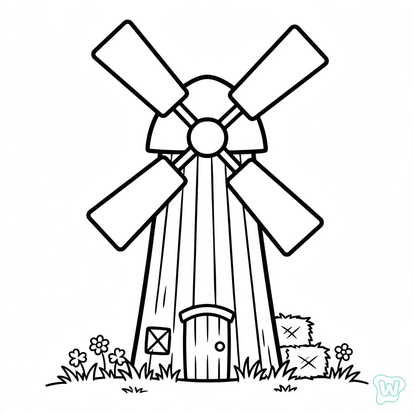 Dibujo de granja para colorear 15