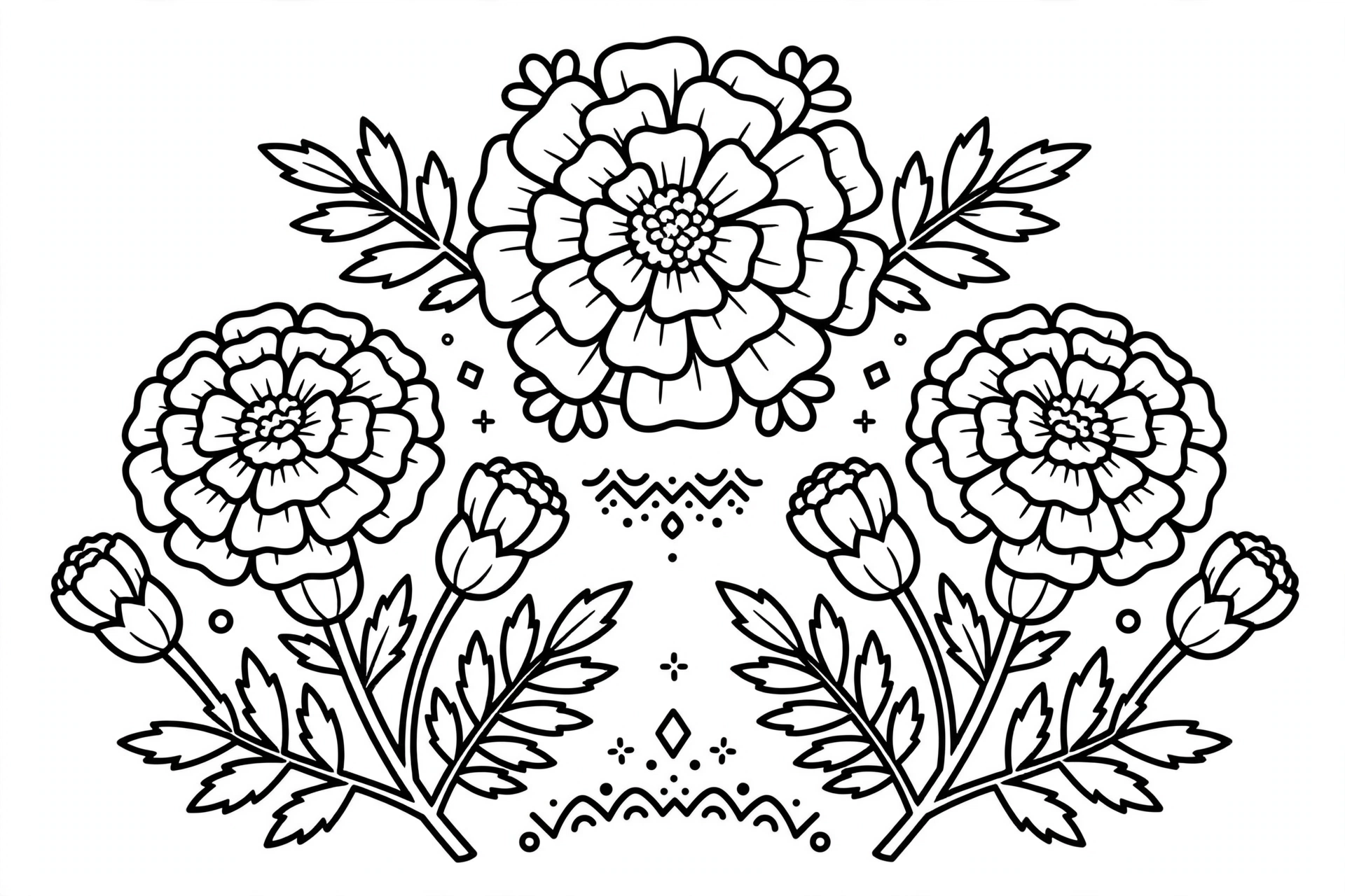 Dibujo del Día de Muertos para colorear 16