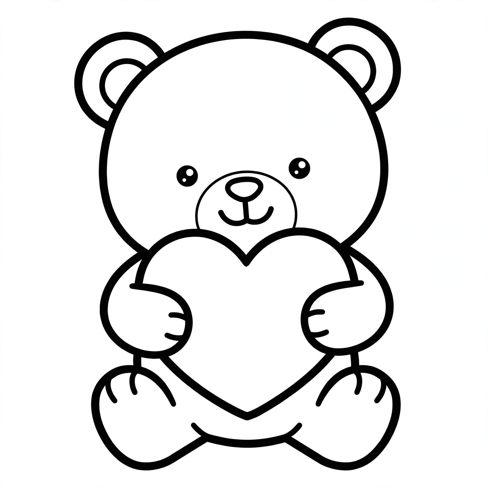 Dibujo tierno para colorear 17
