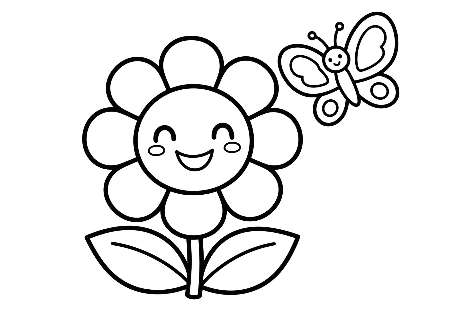 Dibujo tierno para colorear 6