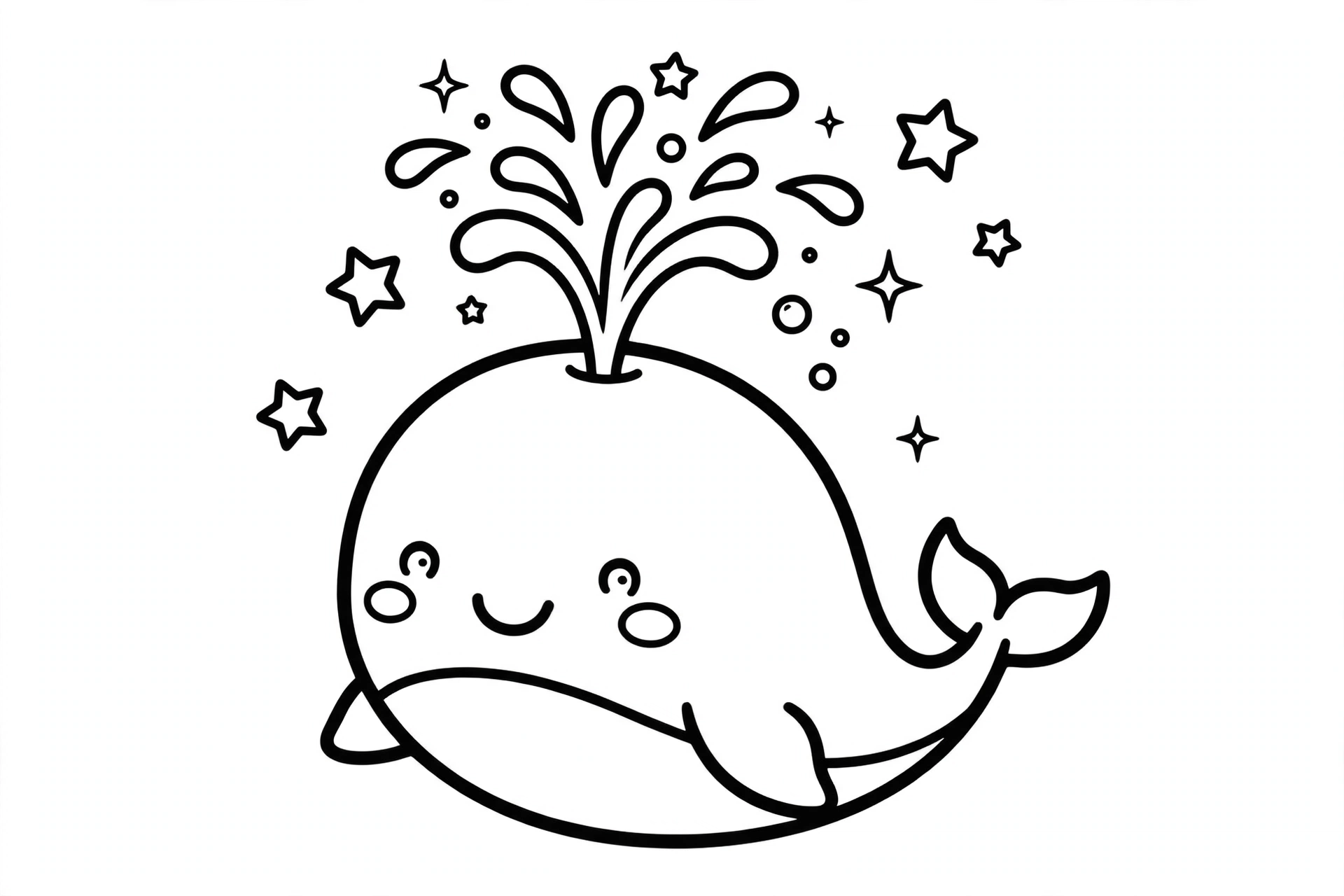 Dibujo tierno para colorear 1
