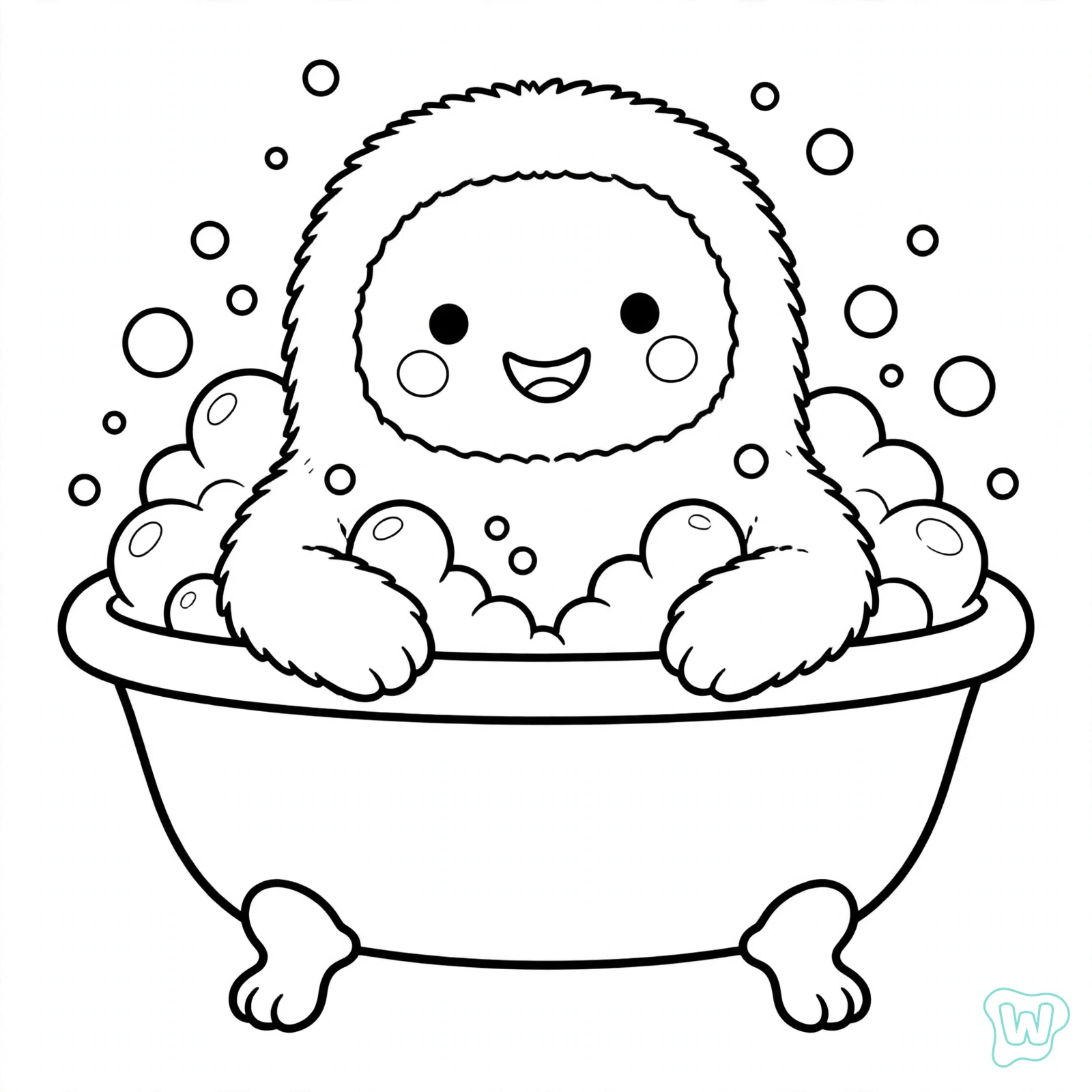 Dibujo de monstruo para colorear 13