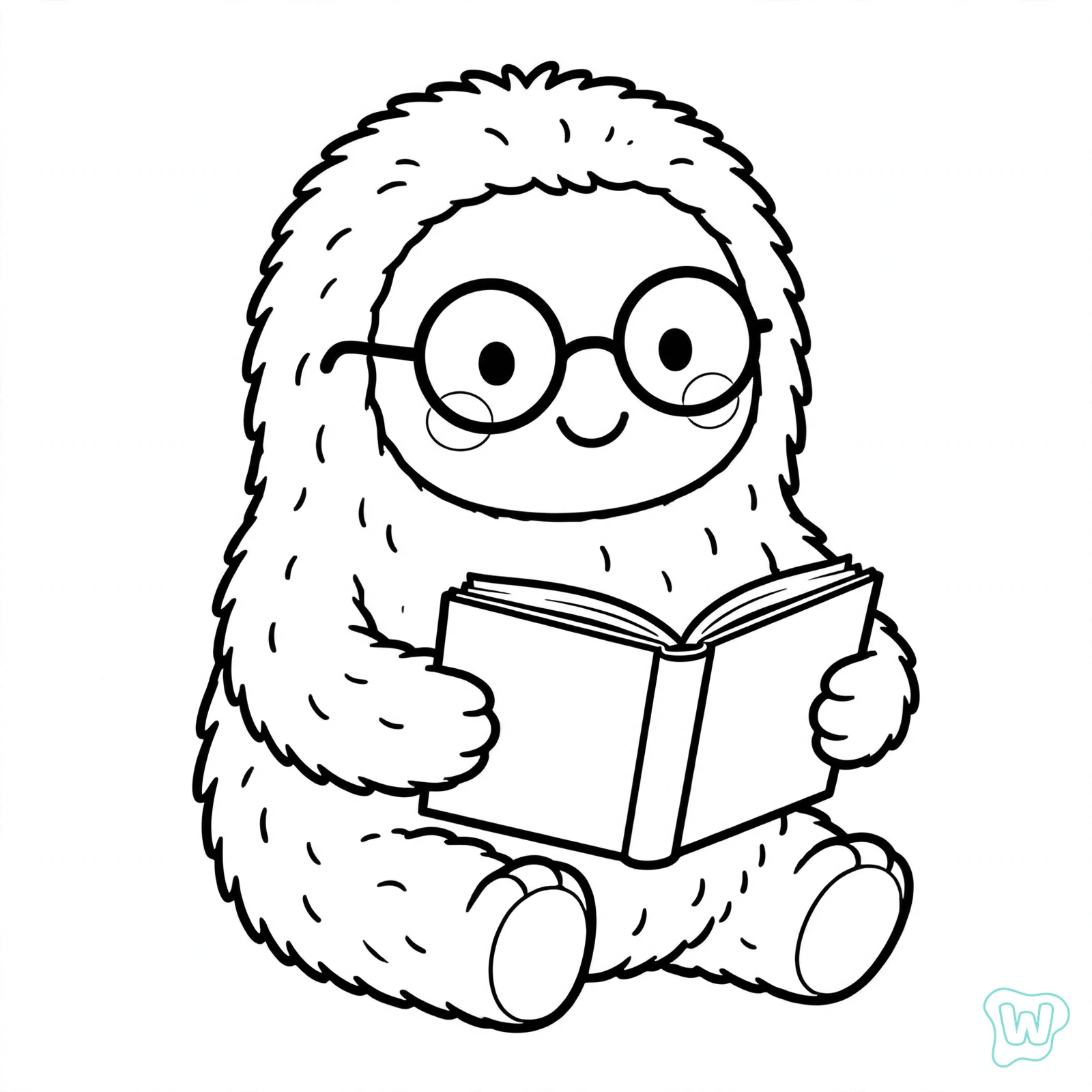 Dibujo de monstruo para colorear 17